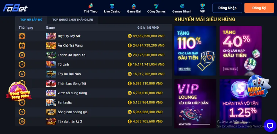 Giao diện cá cược đá gà trực tuyến TK88BET